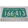 Image 1 : Vintage Sask license plate 1969 ( Anniversary date for classic car's)
