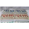 Image 3 : lot of 6 misc sask license plates