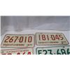 Image 2 : set of 6 vintage sask license plates from 1971 to 1973