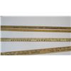 Image 4 : 5 Vintage Meter sticks