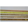Image 3 : 5 Vintage Meter sticks