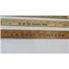 Image 5 : 5 Vintage Meter sticks