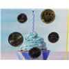 Image 1 : 2016 Loon Dollar - Happy Birthday, Cupcake, Party Hat & Present