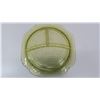 Image 4 : Colored Glass candy bowl & divided serving tray