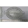 Image 3 : Crystal Plates x4 & 3 Glass serving trays