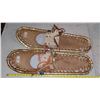 Image 1 : Vintage snow shoes - unsure if genuine leather