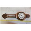 Image 1 : Wooden thermometer & barometer - 2ft 5" Long