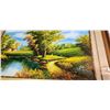 Image 3 : Large Scenic Landscape painting - 3ft 6 1/2" W x 2ft 7" H