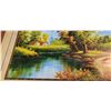Image 4 : Large Scenic Landscape painting - 3ft 6 1/2" W x 2ft 7" H
