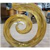 Image 3 : Swirly Amber Art Glass