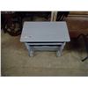 Image 2 : Painted Wood Side Table/Magazine Holder - 24x14x24H"