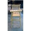 Image 1 : Wood Doll High Chair - 12x12x27"
