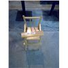 Image 2 : Wood Doll High Chair - 12x12x27"
