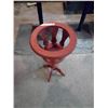 Image 2 : Round Wood Plant Stand on Legs - 15x15x31"