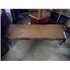 Image 2 : Long Wood Coffee Table - 20x60x16H"