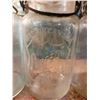 Image 3 : 6 Clear Perfect Seal Fruit Jars - Snap Ring Lid - 1 Quart