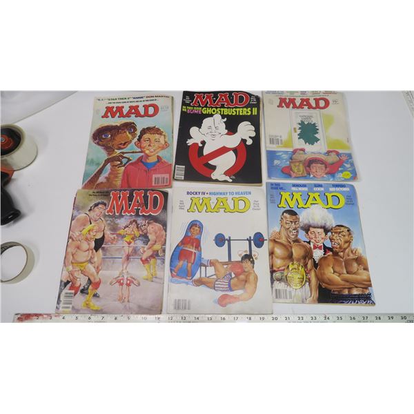 6 Mad Magazines - Schmalz Auctions