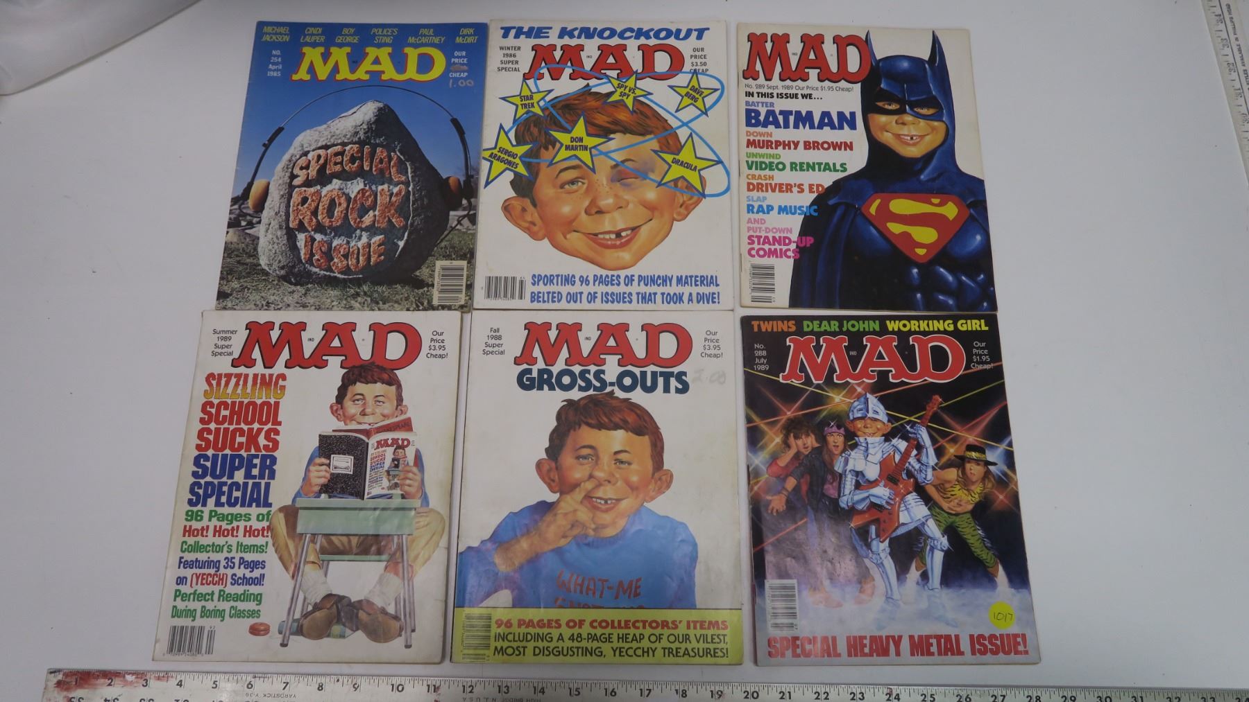 6 Mad Magazines - Schmalz Auctions