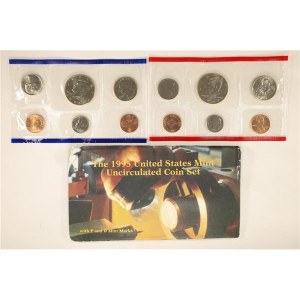 1995 US MINT SET (UNC) P/D (WITH ENVELOPE)