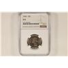 Image 1 : 1942 WASHINGTON SILVER QUARTER NGC G6