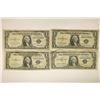 Image 1 : 2-1935-F, 1935-G & 1957-B US $1 SILVER CERTS BLUE