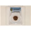 Image 1 : 1971 LINCOLN CENT PCGS MS66RD GOLD SHIELD LABEL
