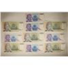 Image 2 : 10-YUGOSLAVIAN BILLS 5-1993-10000 DINARA (1 TAPED)