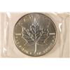 Image 1 : 1989 CANADA 1 OZ. SILVER MAPLE LEAF $5 COIN IN