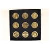 Image 1 : 9 COIN SACAGAWEA DOLLAR UNC SET INCLUDES: 2000-02