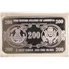 Image 2 : 1 TROY OZ .999 FINE SILVER PROOF INGOT DONALD