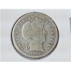 1912-D Barber Dime