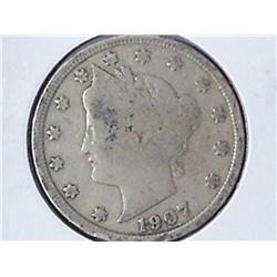 1907 Liberty "V" Nickel