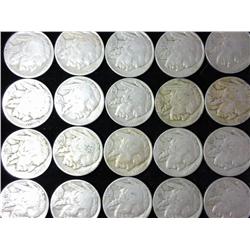 20-1930's Buffalo Nickels