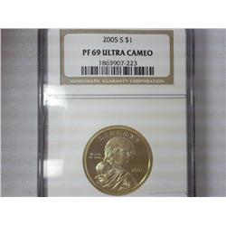 2005-S Sacagawea Dollar NGC PF69 Ultra Cameo