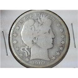 1903-O Barber Half Dollar