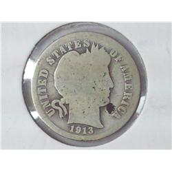 1913 Barber Dime