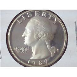 1987-S Washington Quarter (GEM Proof)