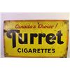 Image 2 : Canada’s Choice Turret Cigarettes Porcelain Sign (30x18)