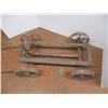 Image 2 : *Antique stationary engine cart with hitch - 36" long cart