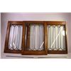 Image 1 : 3X THE BID PRICE - Leaded Glass Windows (17.75x24.5)