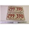 Image 1 : Pair of 1973 Saskatchewan Licence Plates