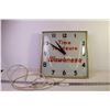 Image 1 : Wawanesa Advertising Clock (Works Missing 1 Bulb)