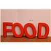 Image 1 : Set of Letters for the COOP Spelling FOOD (12x18)