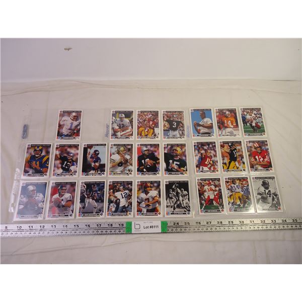 1990-91 Domino’s Football-Incomplete Set