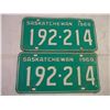 Image 2 : Set of 1969 Saskatchewan Plates