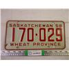 Image 1 : (1) 1958 Saskatchewan Plate