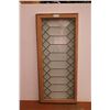 Image 1 : *Leaded Glass Window (19x44)(Some Damage)