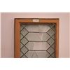 Image 2 : *Leaded Glass Window (19x44)(Some Damage)