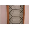 Image 3 : *Leaded Glass Window (19x44)(Some Damage)