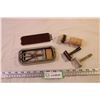 Image 1 : (2) Vintage Razors + Shaving Brush, Rolls Razor Sharpener
